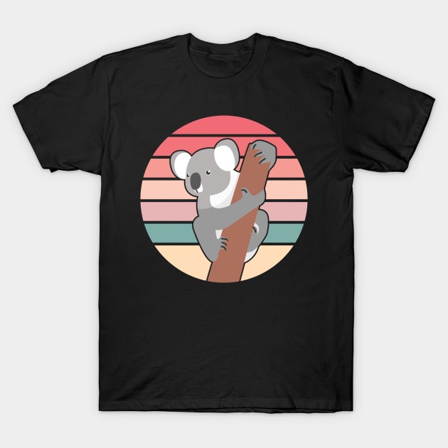 Koala Bear Retro T-Shirt by Shiva121